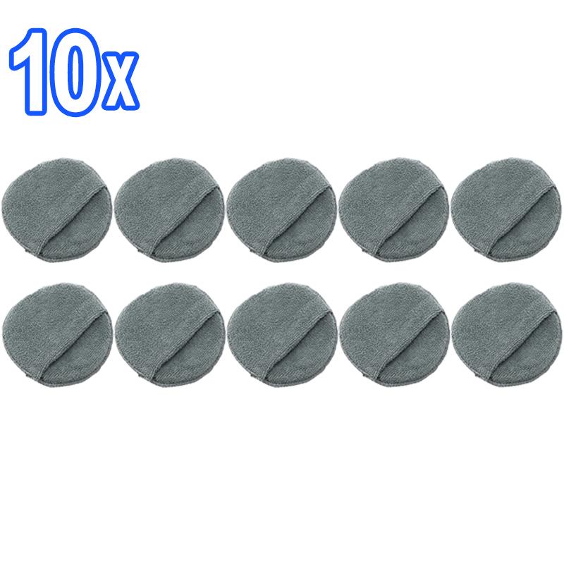 1/10pcs Waxing Sponge Car Applicator Cleaning Polish Pad Foam Sponge Microfiber Waxing Cleaning Sponge Clean Washing Tool