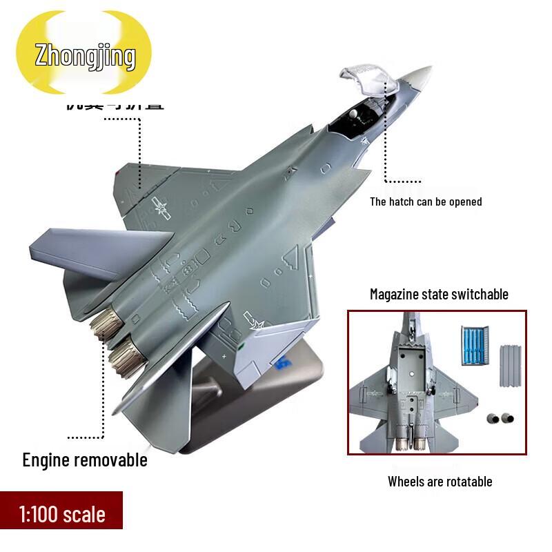 J-35 Carrier-Based Fighter Alloy Model