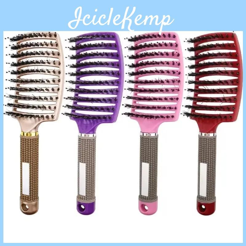 Hair Women 1pcsdetangle Hairbrush Brush Massage Comb Anti Klit Brushy Haarborstel Scalp Curly Combing Brushes Hairdressing Tools