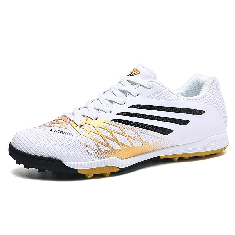 Men Soccer Shoes Indoor Lightweight Youth Teenager Male Training Gym Sneakers Blue Black Man Turf Sport Football Shoes