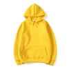 Men's and women's 18-color hooded sweater Men's solid-color sweater Men's long-sleeved pocket pullover sweater