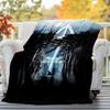1pc light saber forest storm Outdoor Flannel Throw Blanket All Season Soft Warmth,Home Decor 1031157