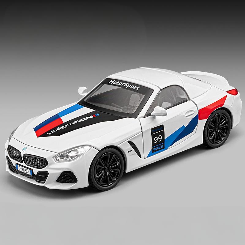 

1:24 Z4 M40i Coupe Roadster Alloy Convertible Sports Car Model Diecasts Metal Racing Car Vehicles Model Simulation Kids Toy Gift белый