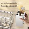 Stainless Steel Multi-Functional Sink Rack - No-Punch Dish and Rag Storage