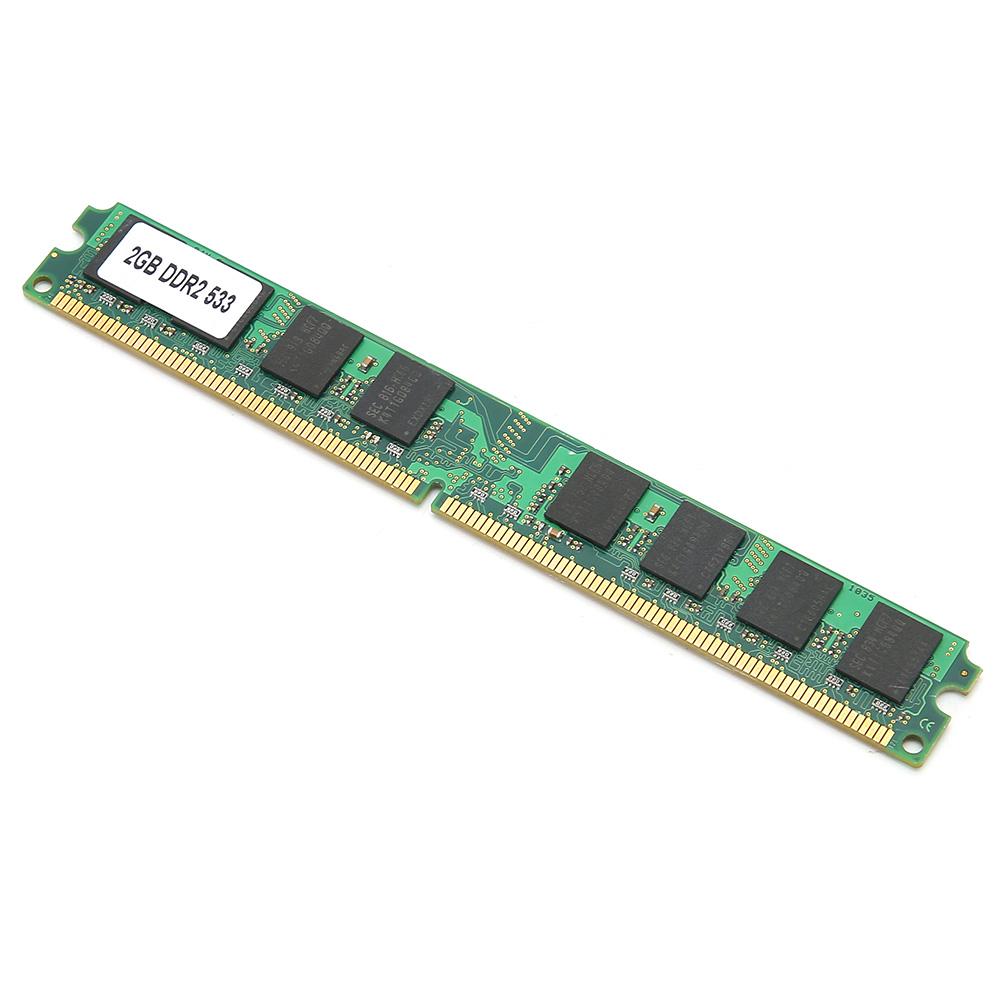 Memory Module Desktop Full Compatible DoubleSided 16Grain DDR2 2GB 533MHZ PC4200