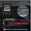 1080P HD Infrared Night Vision Device Dual Use Monocular Camera Digital Telescope Monocular Outdoor Hiking Portable Telescope with 64GB Card