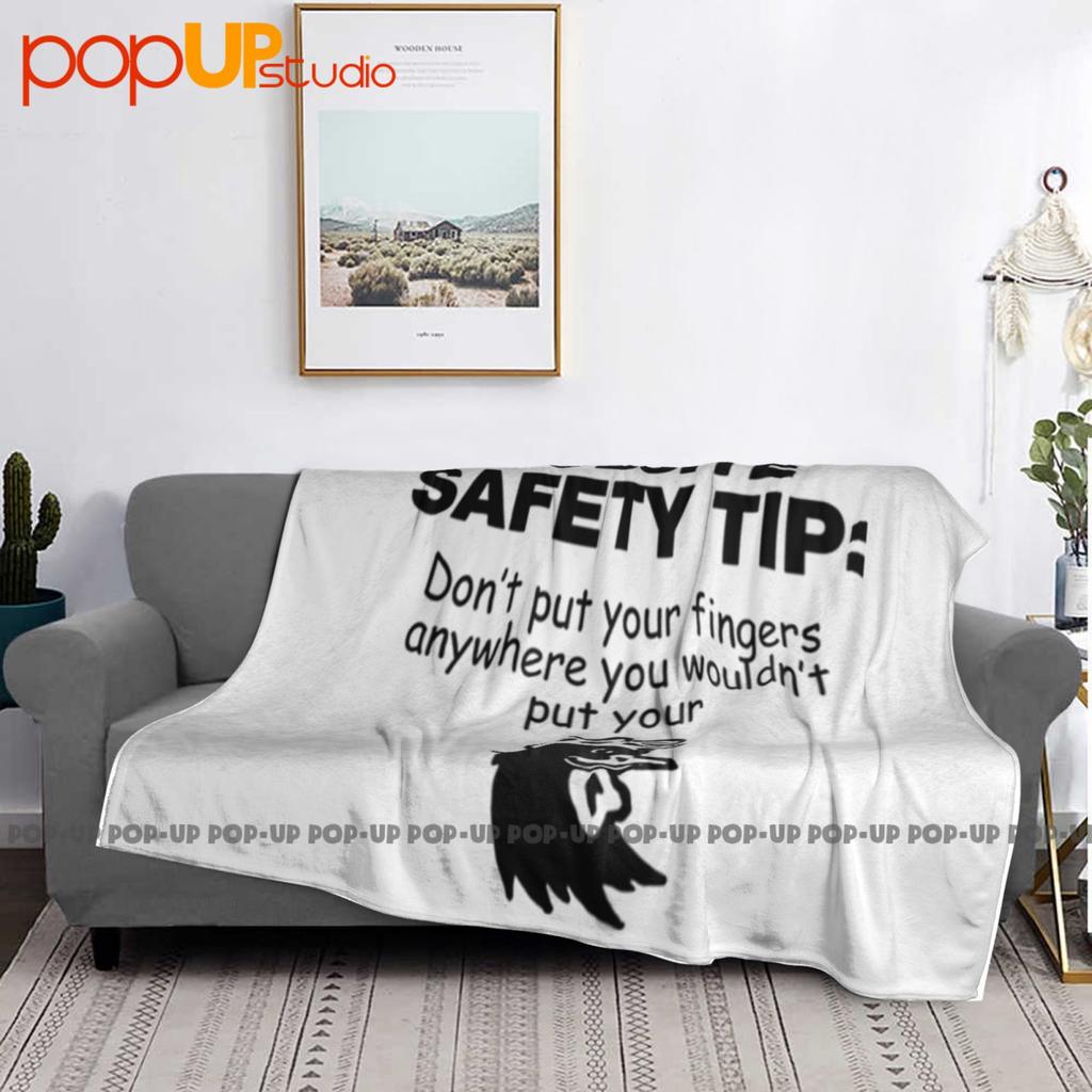Jobsite Safety Tip Don'T Put Your Fingers Anywhere Cock Ultra-Soft Blanket Quilt Winter Sofa Cover Bed Covers