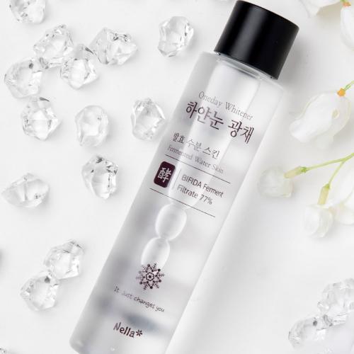 Nella White Snow Glow Fermented Hydrating Toner & Essence Skincare Set 2pcs