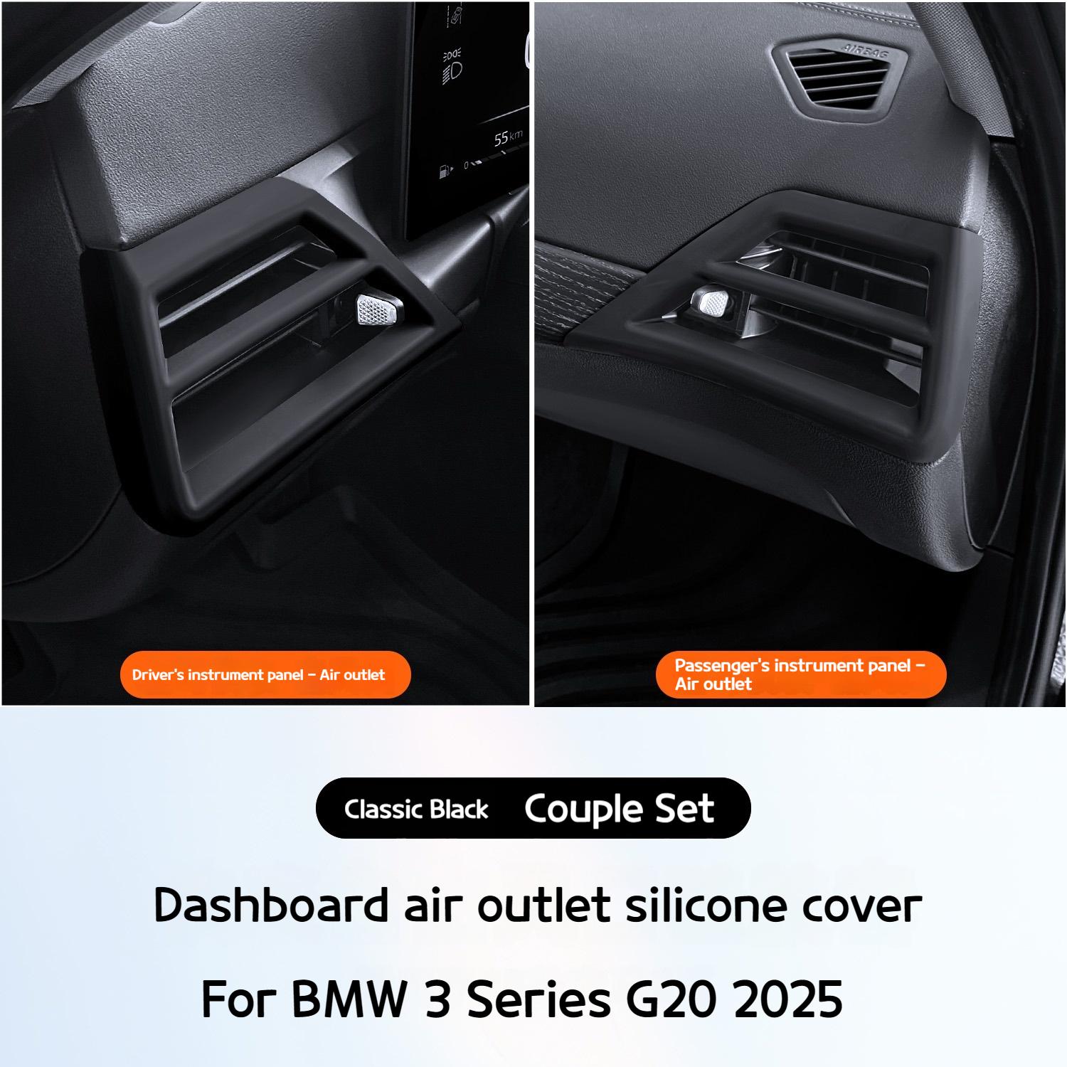 

Для BMW 3 серии G20 2025-2025 Автомобиль Матовый черный приборная панель вышедший из моды защитный чехол отражающие аксессуары для интерьера матовый черный
