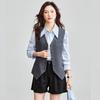 TERRE BLEUE Women's Casual Suit Vest