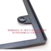 DOG ON BOARD 3D License Plate Frame, Matte Black, License Frame, Dog, Car, Dog