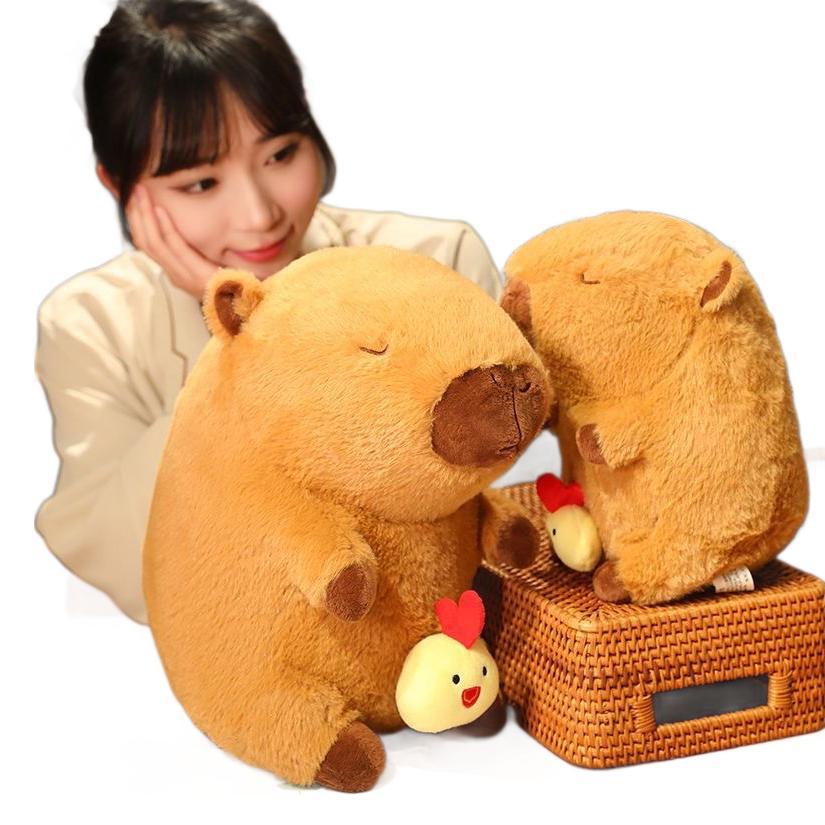 Kapibara Doll Plush Toy Chick Water Guinea Pig Doll Throw Pillow Doll Ugly Gift For Girls