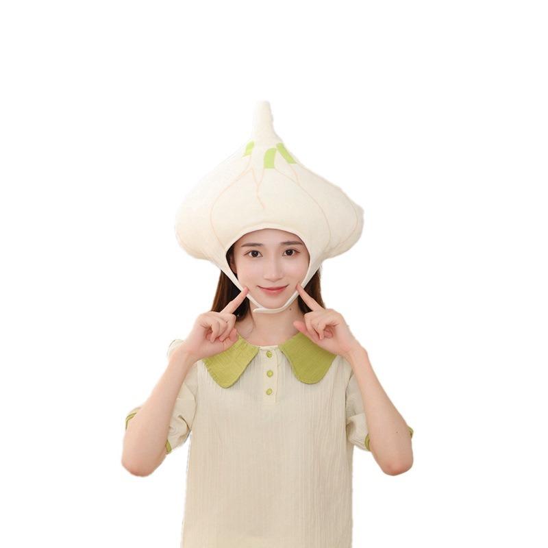 Garlic headgear, hat, photo props, photo props, cartoon headgear, performance props