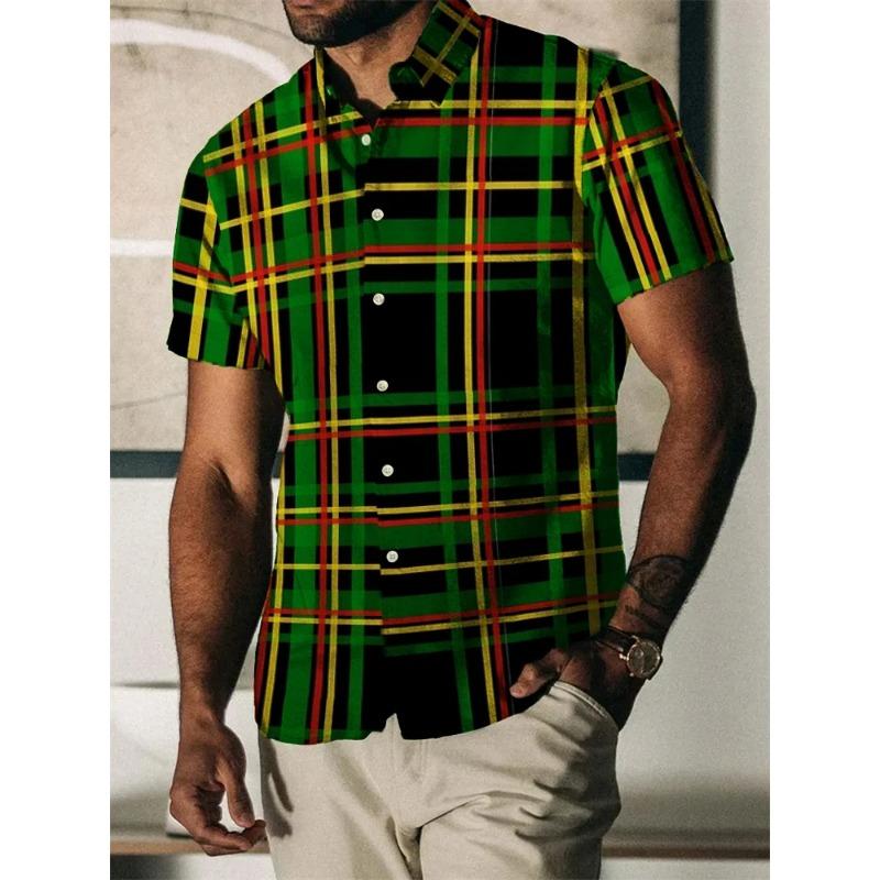 3D Printed High Quality Shirt Man/Women Casual Fashion Short Sleeves Button Lapel Tops Oversized Unisex Clothing