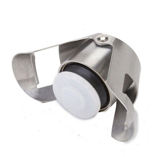 Slitstark rostfritt stål champagne mousserande vin flaska plugg propp tätning