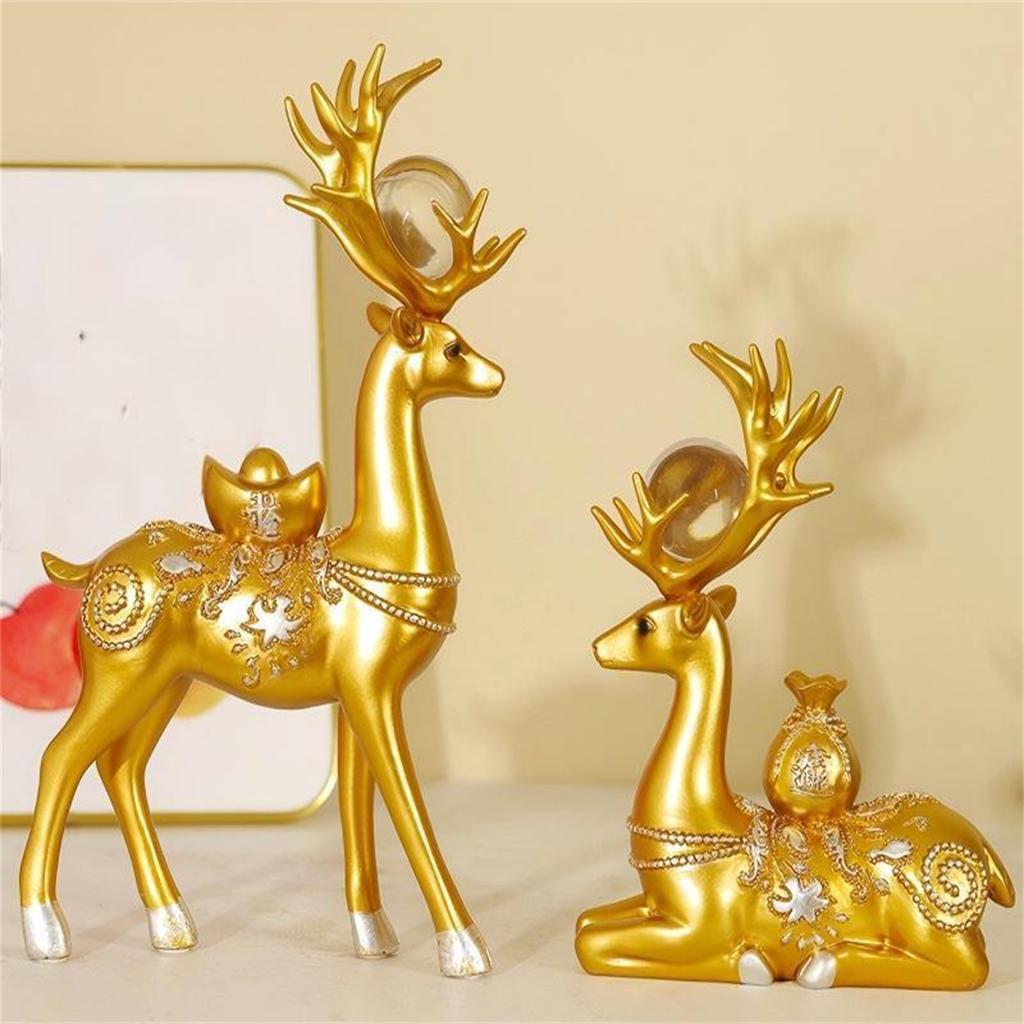 Attract Wealth Deer Creative Ornaments