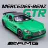 1/24 Scale Simulation Mercedes Benz GT AMG Alloy Sports Car Diecast Model Decorative Trendy Ornaments for Friend Gift Collection