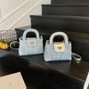 Texture Trend Small Square Bag Is Now Popular Women's Bag Casual Summer New Women's Shoulder Messenger Bag