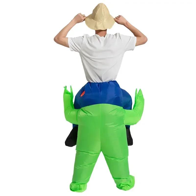 Yetişkin Uzaylı Şişme Kostüm Üzerinde Binme Parti Cadılar Bayramı Kostümü Cosplay erkek Kadınlar için