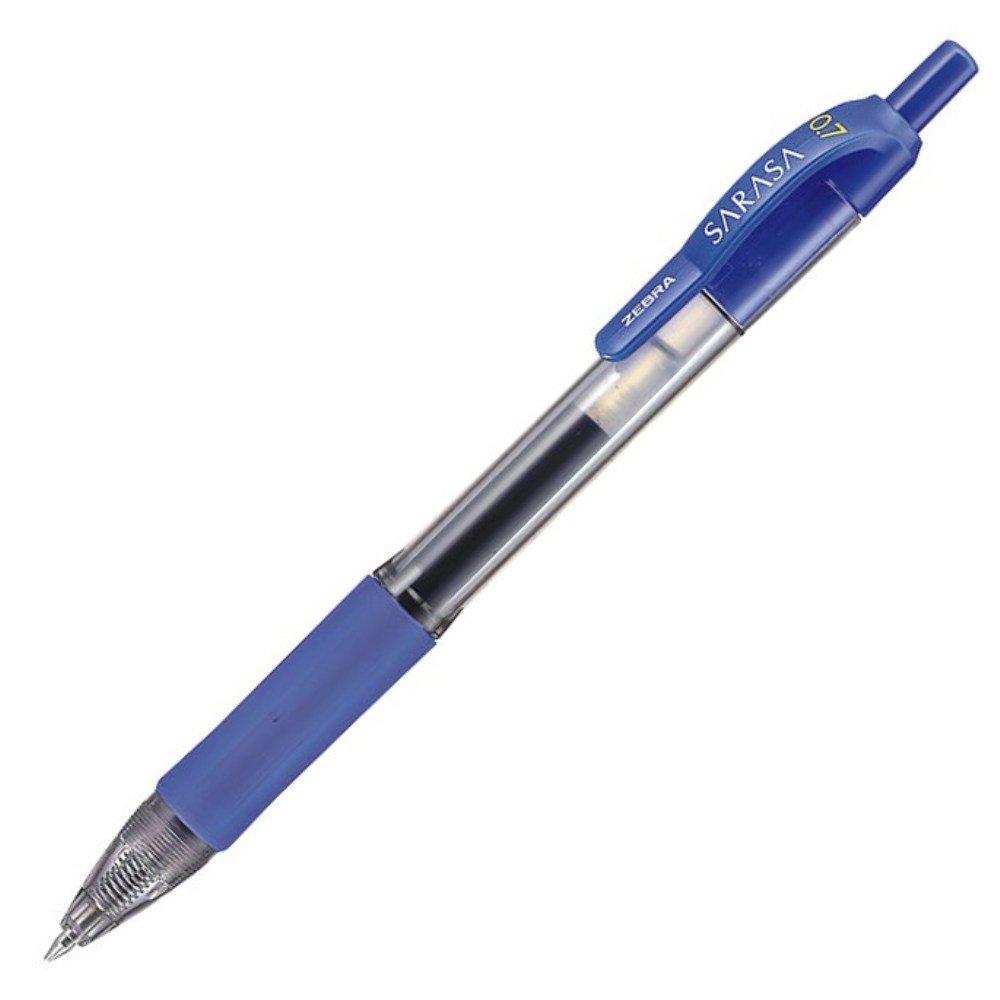 

Zebra Sarasa Gel Ballpoint 10 Pen, 0.7, Blue, Pens, B-JJB3-BL синий