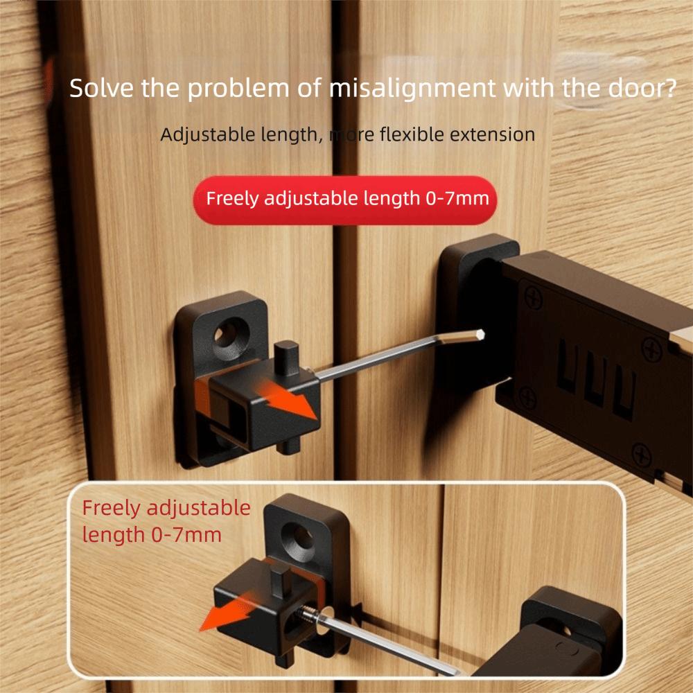 Adjustable Cabinet Password Lock Zinc Alloy Erosion Resistant Security Lock Enhanced Security Door Bolt Lock Wine Cabinets