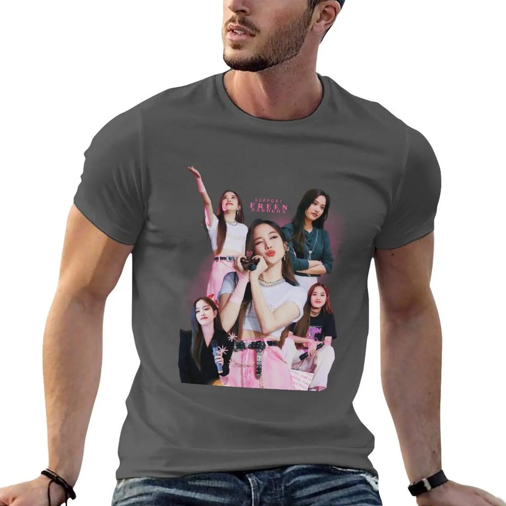 Nowa moda niestandardowy projekt własna Koszulka oversize letnie ubrania koszulki dla mężczyzn bawełna Nowe Wsparcie freen sarocha Koszulka