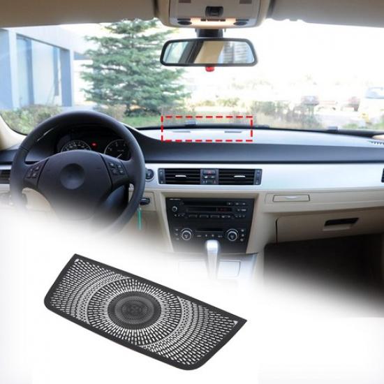Black Steel Dashboard Window Air Vent Outlet Cover Trim For BMW 3 Series 2005-12