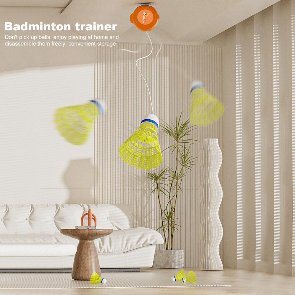 Badminton Training Tool Badminton Single-Player Rebound Trainer Badminton Trainer for Kids Adult Indoor Outdoor Exercise