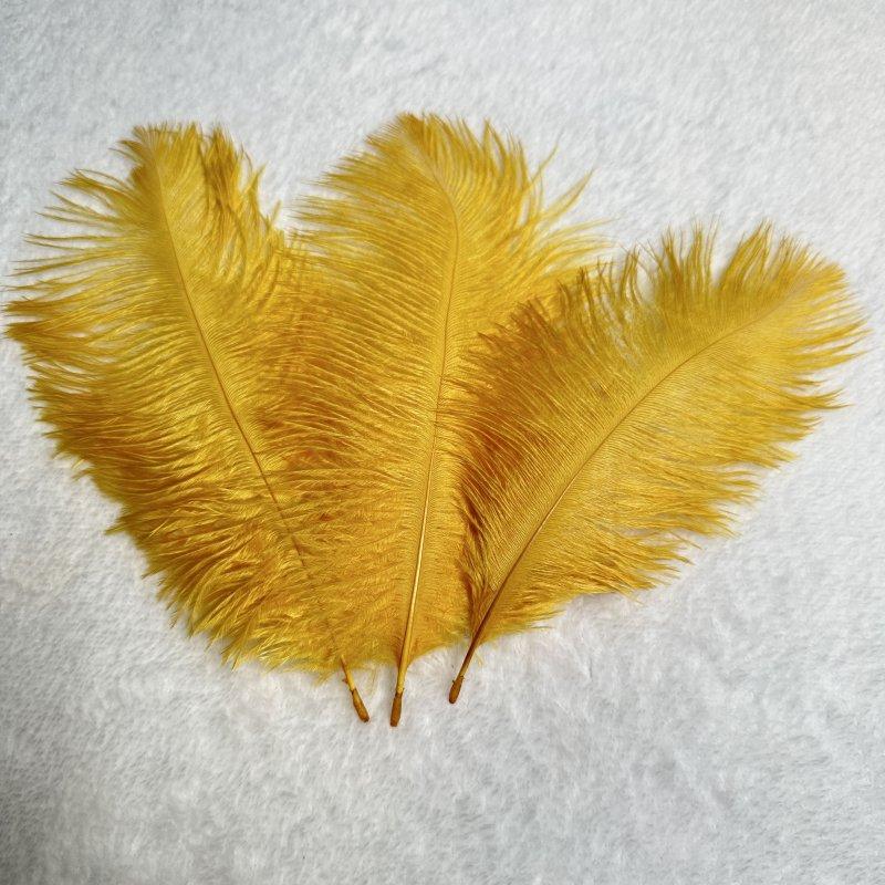 50pcs/lot  Black Ostrich Feathers 6-14 Inch 15-40cm for Wedding Decor Craft  Handicraft Accessories Table Centerpieces Carnival