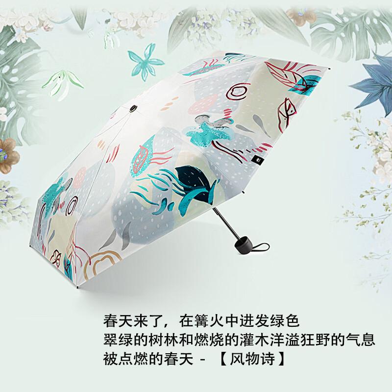 Bananaunder Pocket Five-Fold Umbrella & Fisherman Hat Set