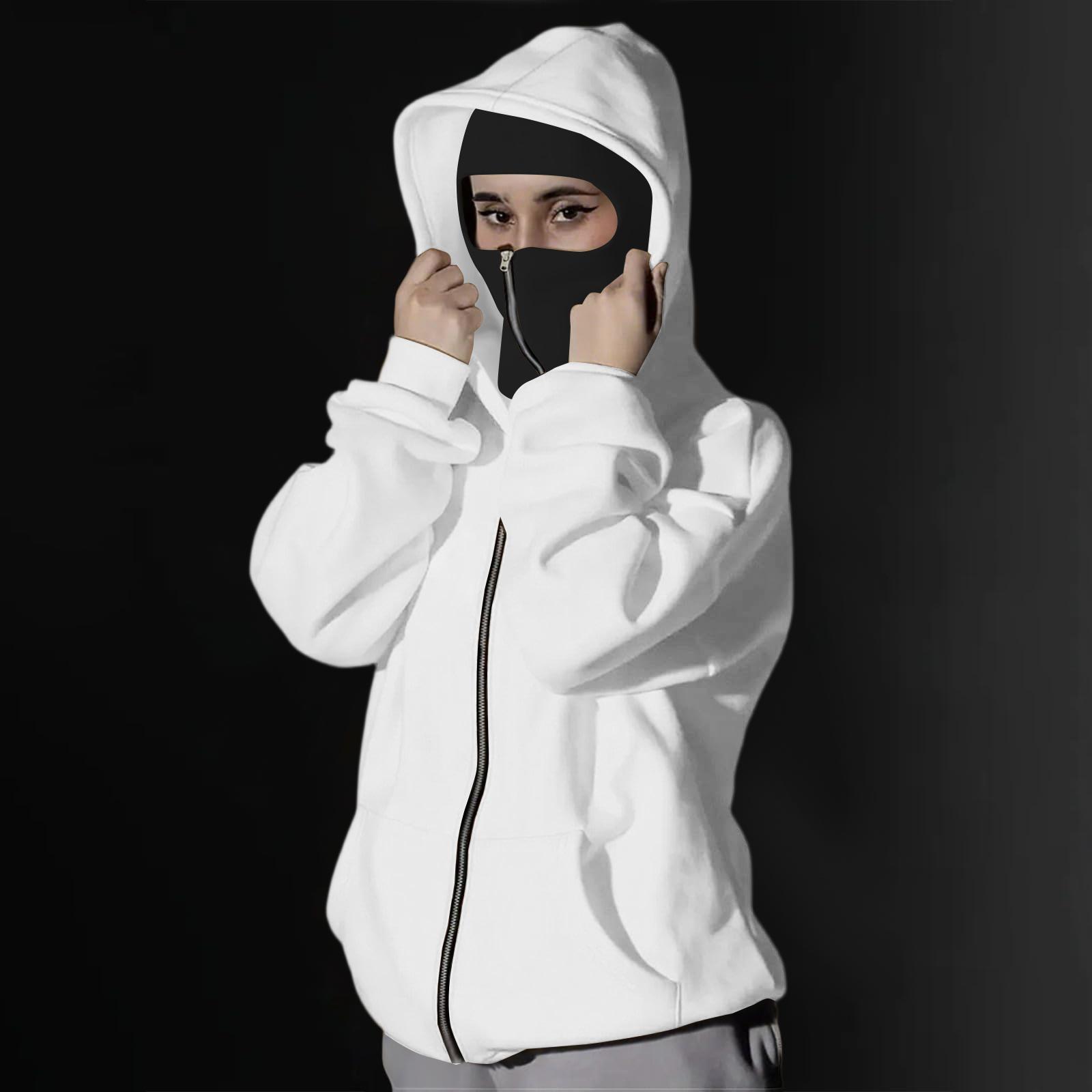 

Женская двухслойная толстовка с капюшоном на молнии XL