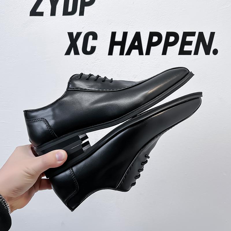 Fashion 2025 High Quality Elegantes Leather Shoes Men Large Size 46 Formal Leather For Men Yuppie Business British Style Men Dress Shoes