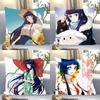 Xiao Xun Er Animation Fights Through The Heavens Pillow Case Fashion Square Pillowcase Bedroom Sofa Room Ins Decoration Leisure