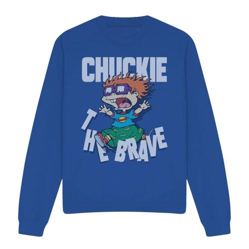 Rugrats Unisex Adult Chuckie The Brave Sweatshirt