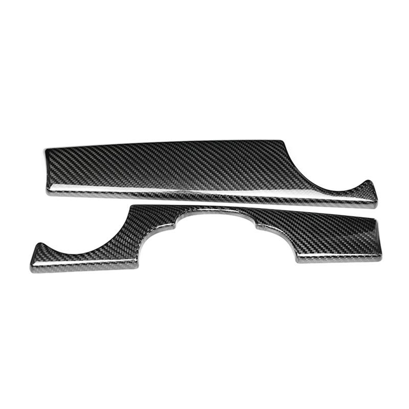 Central Control Decorative Cover Real Carbon Fiber Trument Panel Trim Sticker For Car For MINI R55 R56 2007-2013 LHD