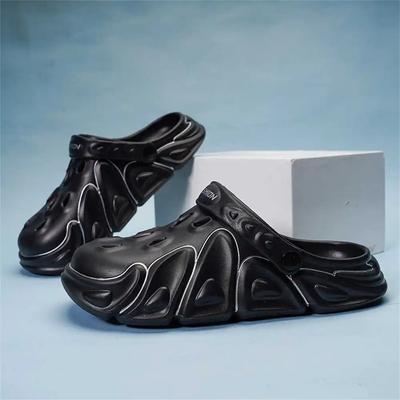Fashion Backless Gray Sandals For Cotton Slippers Men's Shoes Luxury Brand Flip Flop For Men Sneakers Sports Resort Gym Zapato