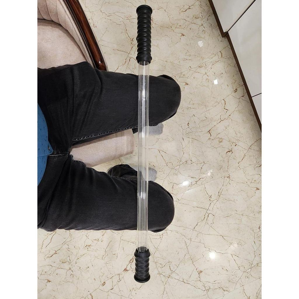Polycarbonate Safety Stick (Pack Of 1) High Impact Resistance, Light Weight, Scratch Proof, Anti Slip Bottom Security Stick