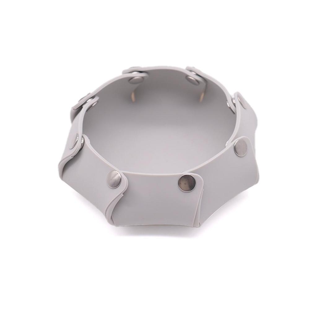 Anti-Tip Silicone Dog Bowl: Portable Outdoor Pet Feeding and Water Bowl
