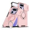 KEYSION 360° Rotating Ring Stand Phone Case for OPPO Realme 16 Pro 5G 16 Pro+ Slide Camera Protection Magnetic Shockproof Cover