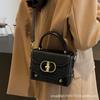 Retro Box Bag Women's 2025 Spring New High-end Xiaohongshu Live Broadcast Casual Shoulder Bag Women's Bag