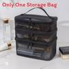Travel Makeup Storage Bag With Mesh Nylon Large Capacity Perfect For Bathroom And Bedroom