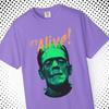 Frankenstein It’s Alive T Shirt Vintage Horror Movie Graphic Tee Classic Monster Comfort Colors Retro Halloween Gift