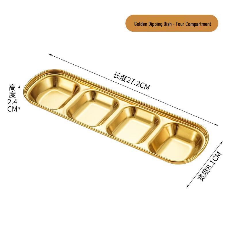 ZISIZ Stainless Steel Korean Dipping Dish