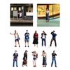1/64 People Figure Resin Mini Architectural Figurine for Micro Landscape