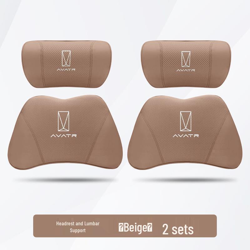 Avatr 07 Car Headrest & Lumbar Support Neck Pillow PRO+