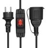 4.8mm To 4.8mm Power Cord Extension Cord With Protective Cover Male Plug To Female Socket Electric Wire For Electronic