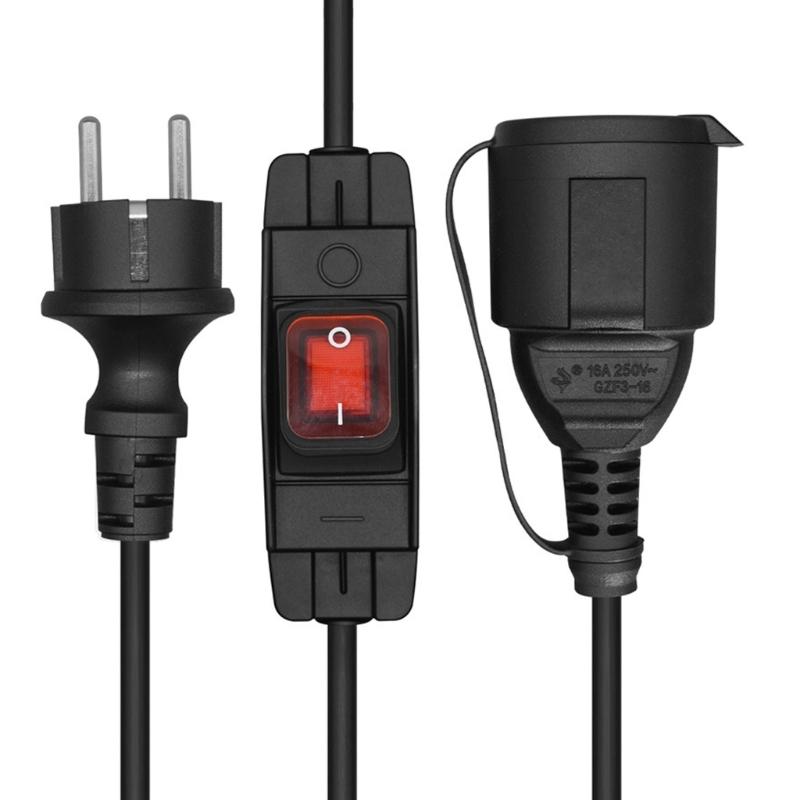 4.8mm To 4.8mm Power Cord Extension Cord With Protective Cover Male Plug To Female Socket Electric Wire For Electronic