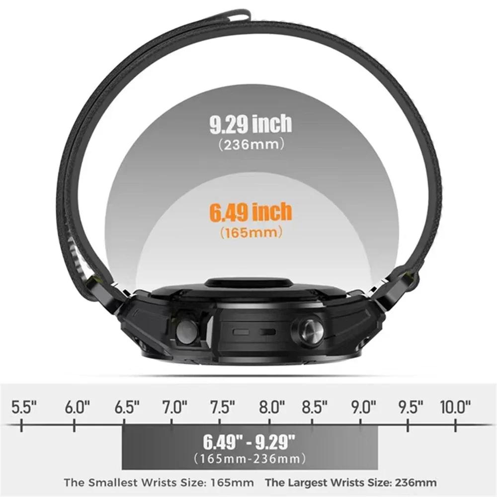 22mm 26mm Nylon Strap For Garmin Epix Pro 51mm 47mm Mk2i/Mk1 Enduro MARQ Gen 2 Outdoor Canvas Trail Loop Braided Quick Fit Bands