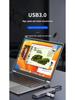 USB-C Laptop-Hub: 100W Ladefunktion, USB 3.0, 4K Screen Casting, SD/TF Erweiterungsdock