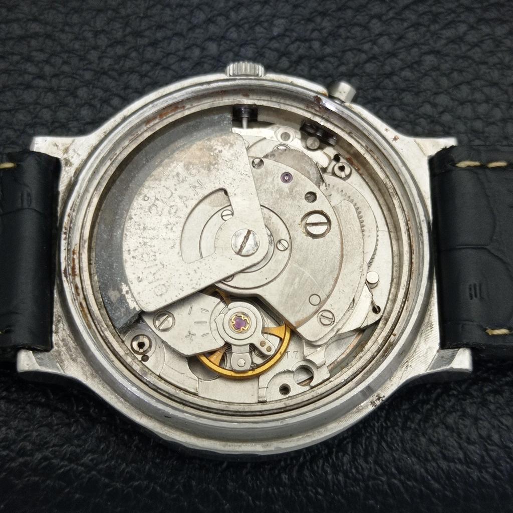 VINTAGE ORIENT AUTOMATIC JAPAN MENS WHITE COLOR DIAL WATCH a700155-5 R201-a700155